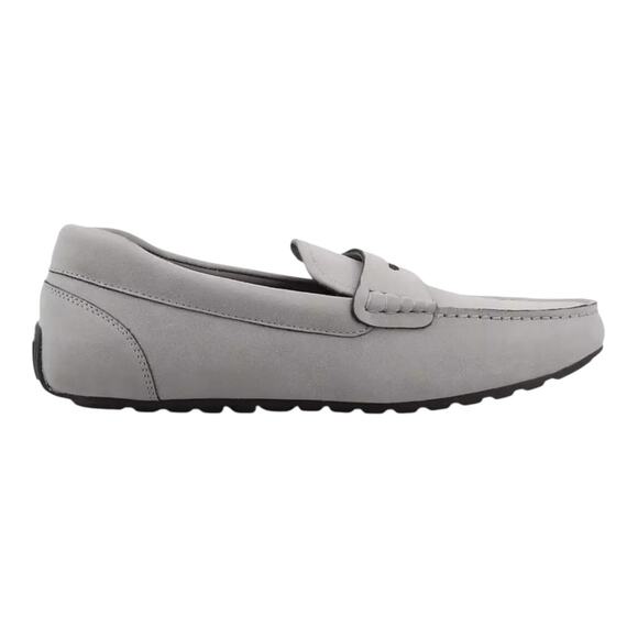 Alfani Men's Marco Slip On Penny Driver Loafers Gray Size 10 - Picture 2 of 3